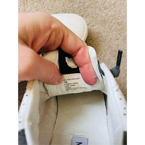 Steve Madden Star Camo White Tennis Shoes sz 7 - Picture 7 of 8